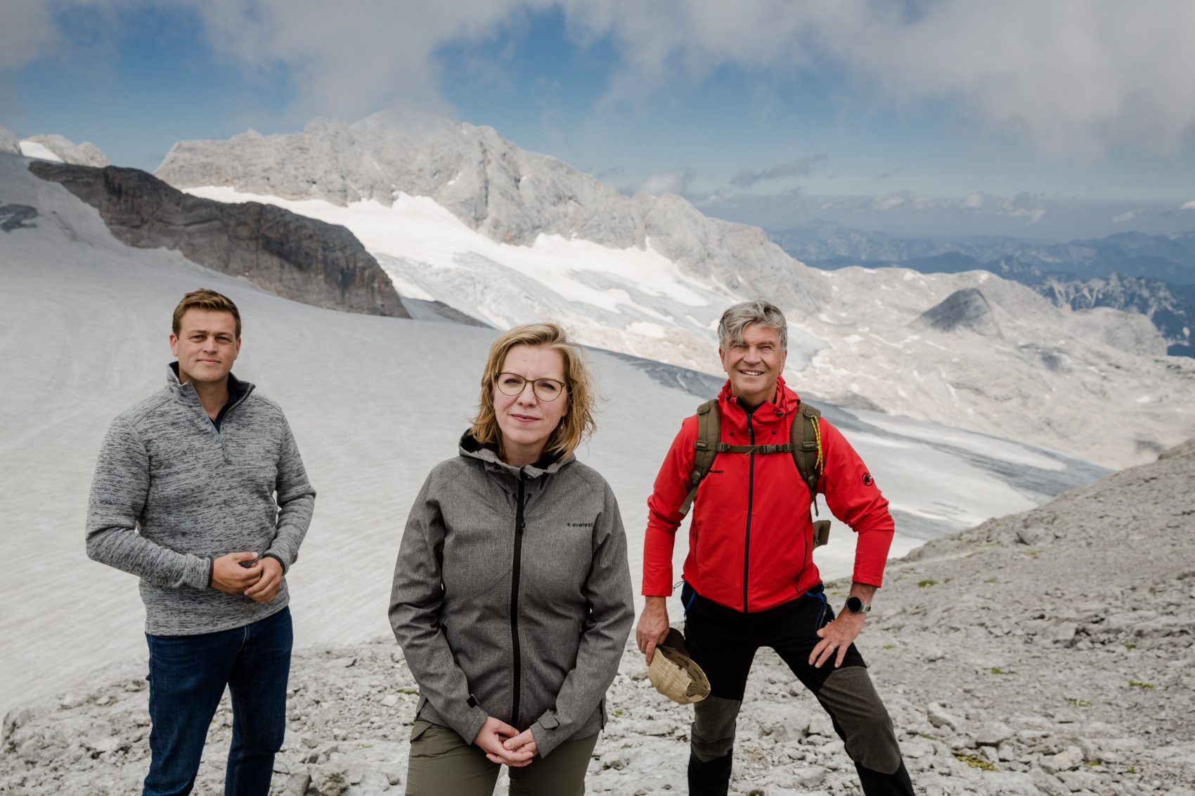 Lokalaugenschein am Dachsteingletscher