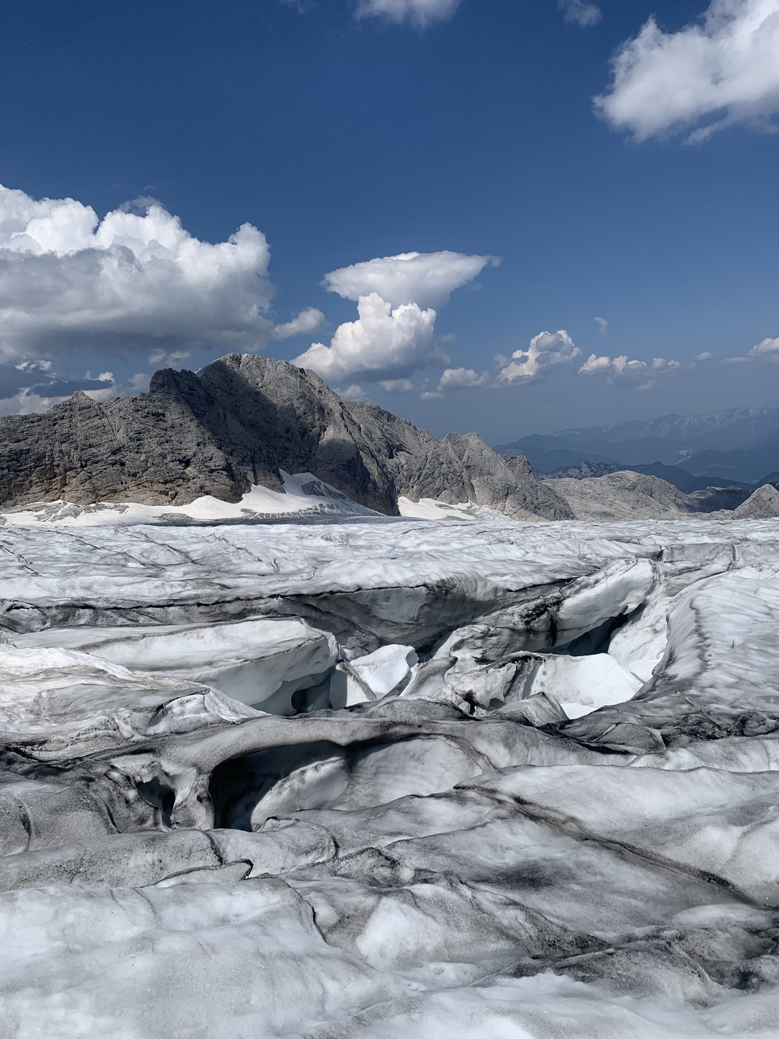  Rekordverdächtige Eisabschmelzung am Hallstätter Gletscher!
